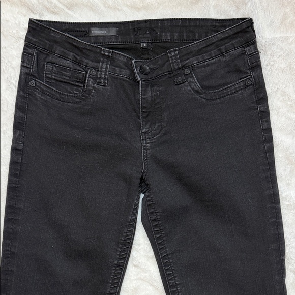 Kut from the Kloth Black Straight Leg Jeans - Picture 3 of 7